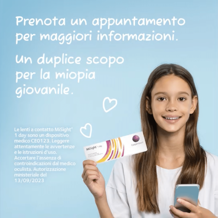 misight_1_day invito alla prova da Ottica Poliottica Optometristi Imperia Oneglia Shop Negozio Occhiali Vista Sole Lenti a Contatto Ipovisione