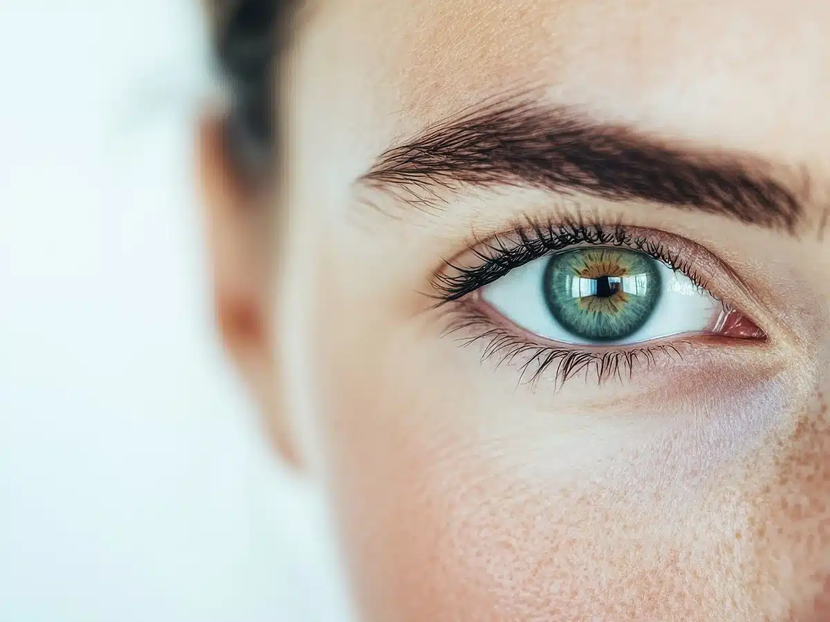 Blaues Auge in Nahaufnahme, Oltrevisus-Sehvorsorge bei Poliottica in Imperia Blaues Auge in Nahaufnahme, Oltrevisus-Sehvorsorge bei Poliottica in Imperia